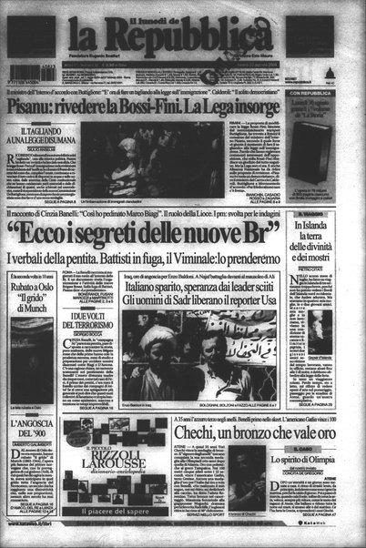 Il lunedì de La repubblica